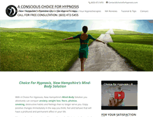 Tablet Screenshot of choiceforhypnosis.com